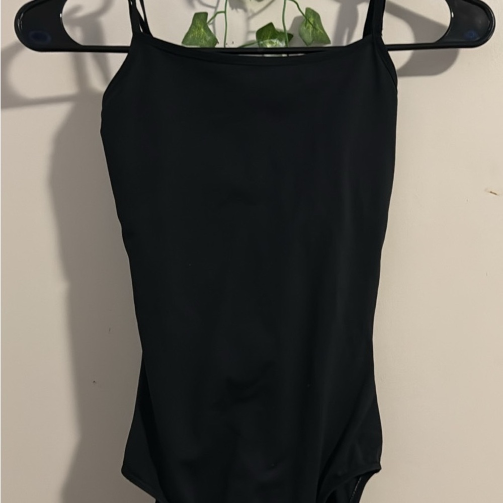Black Danskin Platinum Ballet Leotard